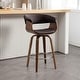 preview thumbnail 117 of 186, 26"/29" Faux Leather Swivel Bar Stools, Wood Counter Stool