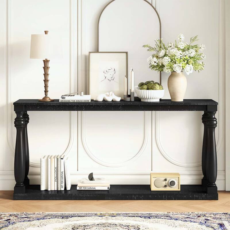Vintage Console Table with Legs,for Entryway,Hallway,Living Room,Bedroom