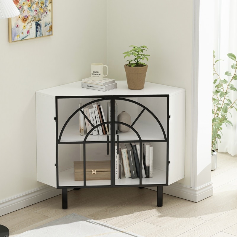 Glass hallway 2025 cabinet