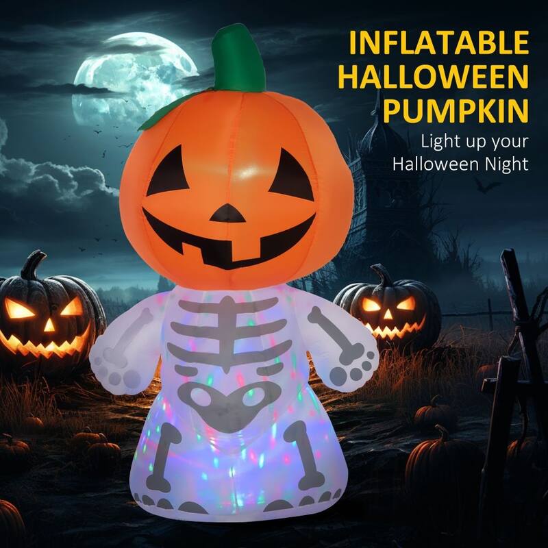6 FT Halloween Inflatables Outdoor Decorations