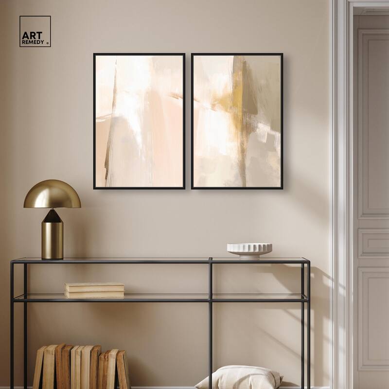 Meditative Hues II Canvas Set of 2 by Art Remedy