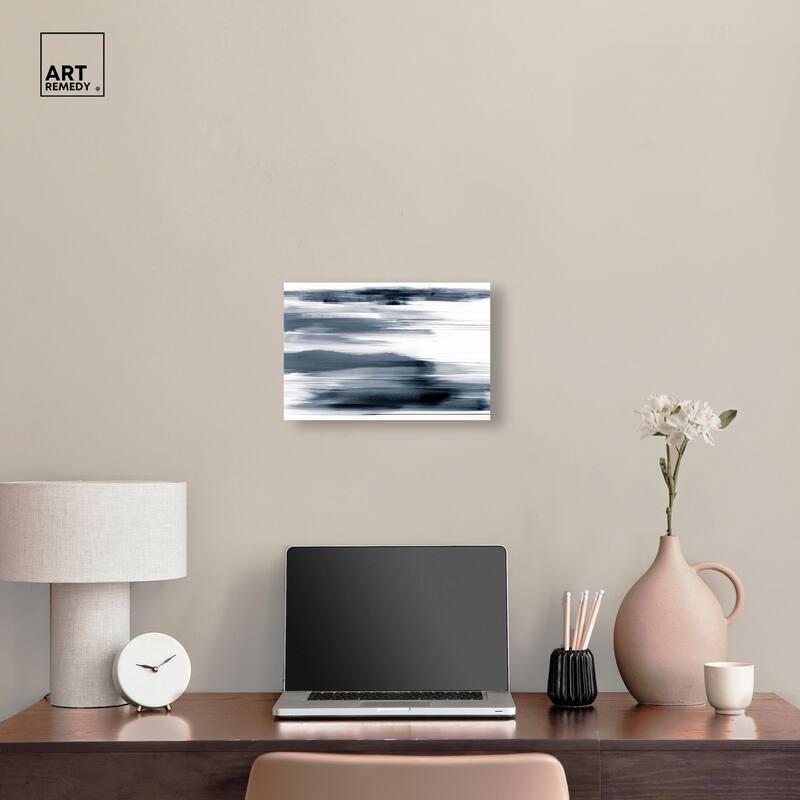 Blue Mirage Canvas by Art Remedy, Gallery Wrapped