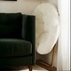 preview thumbnail 14 of 14, Faux Fur Folding Saucer Chair, Comfy Lounge Chairs for Bedroom Living Room Flexible Folding Seating