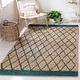 preview thumbnail 8 of 93, SAFAVIEH Handmade Natural Fiber Bethia Casual Jute Trellis Rug 3' x 5' - Natural/Dark Green - Rectangle