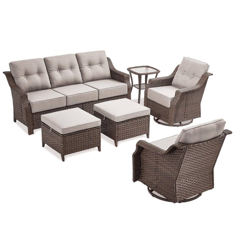 Outdoor Wicker Rattan Sofa Set for Garden