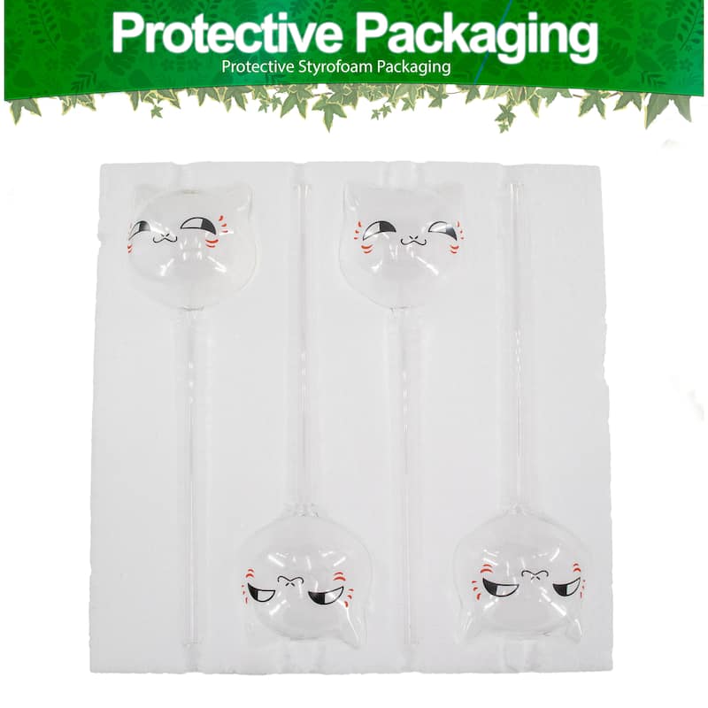 Aqua Glass Plant Watering Cat Globes - Automatic Self Watering Drip Irrigation Ideal for Vacation Plant Care