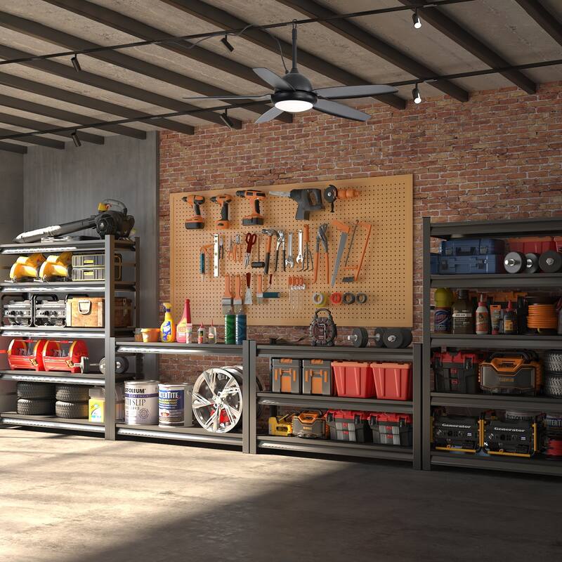 Sofucor 52 Inch Waterproof Outdoor Ceiling Fan with Lights and Remote,IP65 Hanging Gazebo Fan,Wet Rated Plug in Fan with Cord