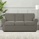 preview thumbnail 6 of 83, Subrtex 7-Piece Stretch Sofa Slipcover Sets with 3 Backrest Cushion Covers and 3 Seat Cushion Covers Taupe