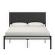 preview thumbnail 6 of 13, Brunia Metal Platform Bed with Geometric Headboard by iNSPIRE Q Classic