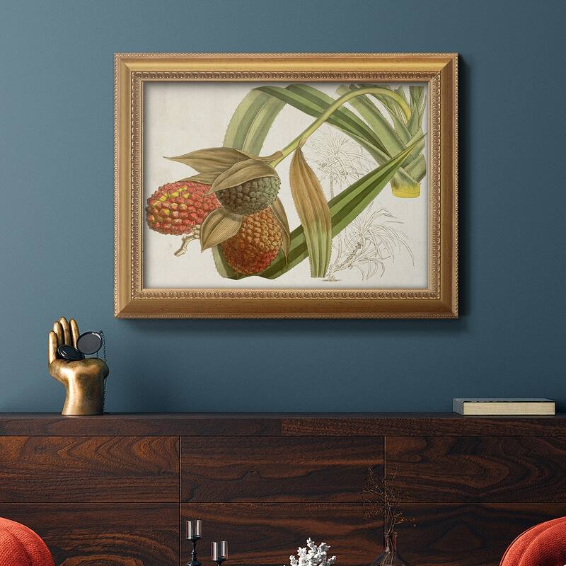 Tropical Foliage & Fruit III Premium Framed Canvas- Ready to Hang