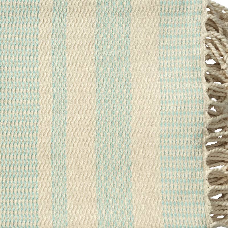 Sevita Striped Premium Turkish Cotton Standard Size Throw Blanket