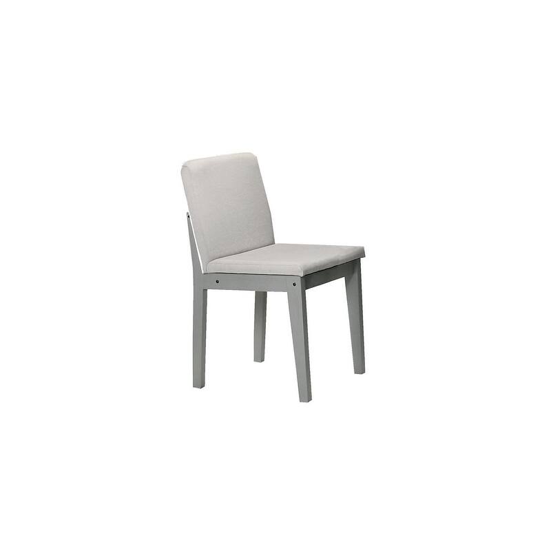 5 Pcs Dining Table Chair Set, Kitchen Dining Room Furniture Set with Rectangular Table and 4 Upholstered Chairs