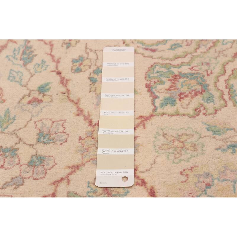 ECARPETGALLERY Hand-knotted Pako Persian 18 Of 20 Ivory Wool Rug - 9'0 x 12'0