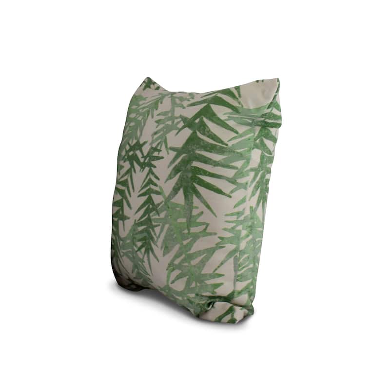 20 x 20 Inch Spikey Floral Print Pillow