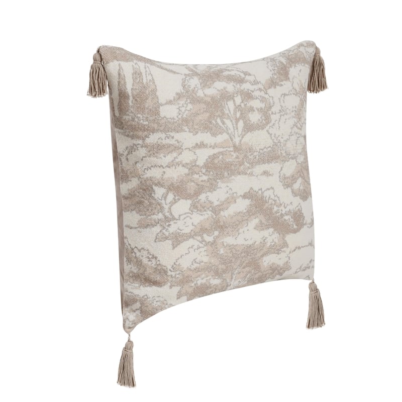 Villa by Classic Home Stonework 22" Blend Throw Pillow