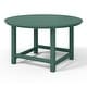 preview thumbnail 44 of 180, Polytrends Laguna Kids Outdoor 38" Round Poly Dining Table for Children