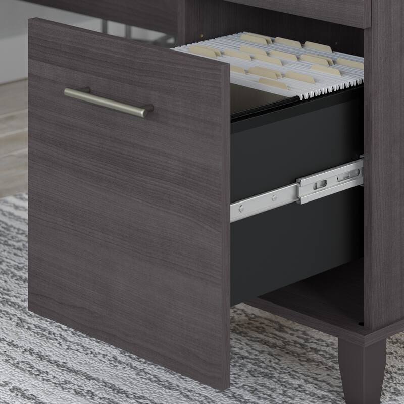 Bush Furniture Somerset 72W Office Desk with Storage Drawers