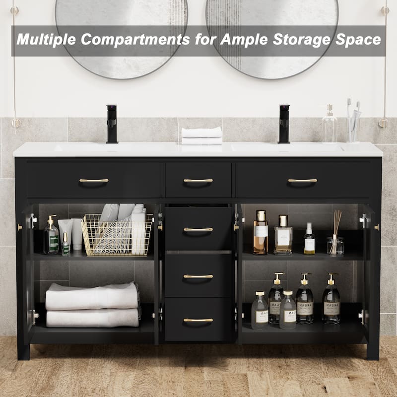 Sink Bathroom Vanity with Counter Top Set