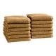 preview thumbnail 53 of 184, 100% Cotton Acacia Collection Ultra Absorbant Popcorn Bath Towels Washcloth (Pack of 12) - Mocha