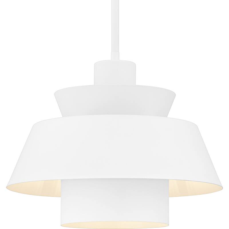 Lumi 1-Light Matte White Pendant