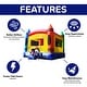 preview thumbnail 4 of 5, HeroKiddo 13 ft. Crayon Commercial Grade Bounce House, Includes Blower, Rip Stop Netting, Inflatable for Kids