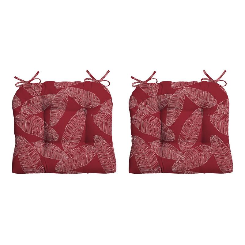 ARDEN Outdoor Wicker Chair Cushion (2 pack) - 18"L x 20"W - 18"L x 20"W