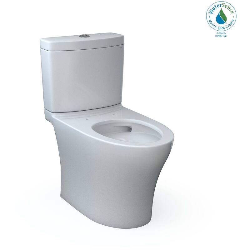 Toto CST446CEMGN#01 Aquia IV 0.9 / 1.28 GPF Dual Flush Two Piece Elongated Toilet with Push Button Flush