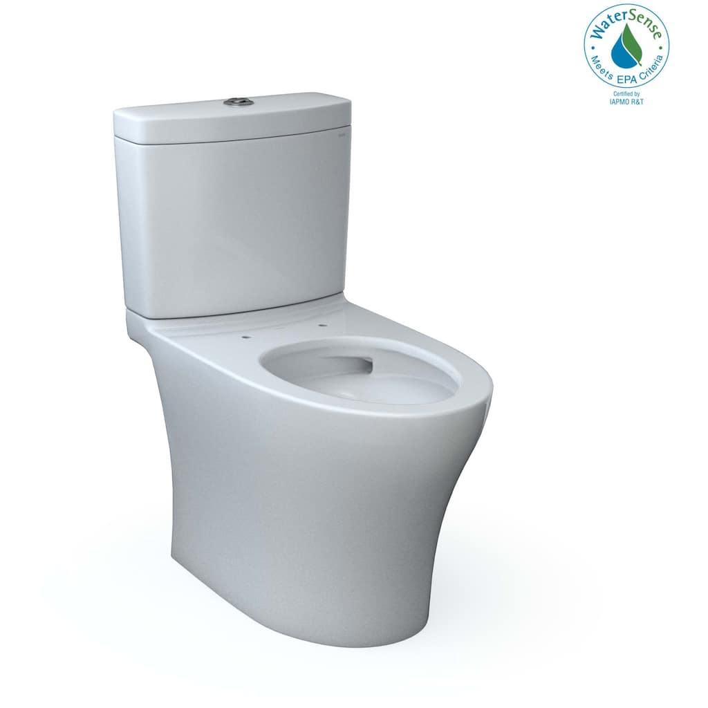 Toto CST446CEMGN#01 Aquia IV 0.9 / 1.28 GPF Dual Flush Two Piece Elongated Toilet with Push Button Flush