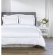 preview thumbnail 9 of 19, 600 Thread Count Scallop Embroidered Bed Sheet and Duvet Cover Bundle Set
