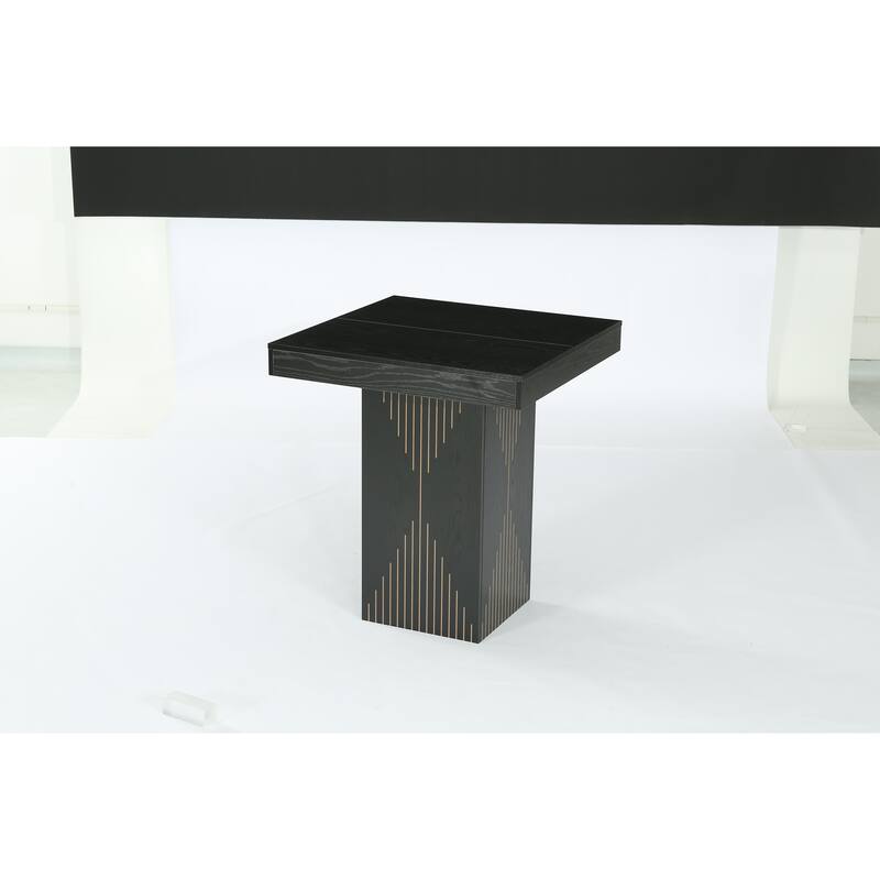 31.5" Square High Top Bar Table - N/A - Black