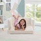 preview thumbnail 5 of 13, Delta Children Cozee Flip-Out Sherpa 2-in-1 Convertible Sofa to Lounger for Kids