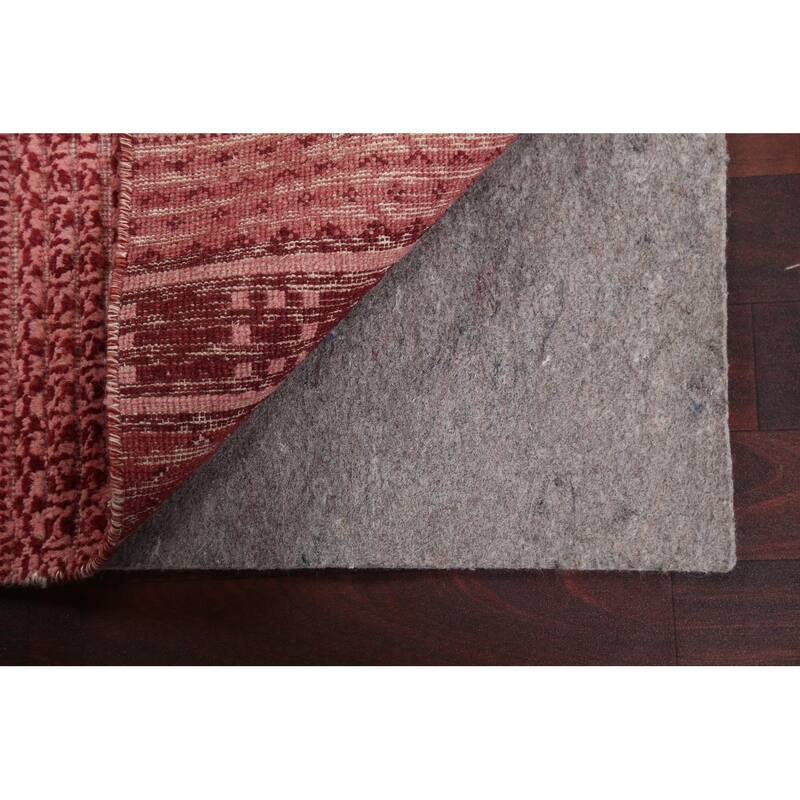 Geometric Oriental Gabbeh Kashkoli Area Rug Wool Hand-knotted Carpet - 3'2" x 4'9"
