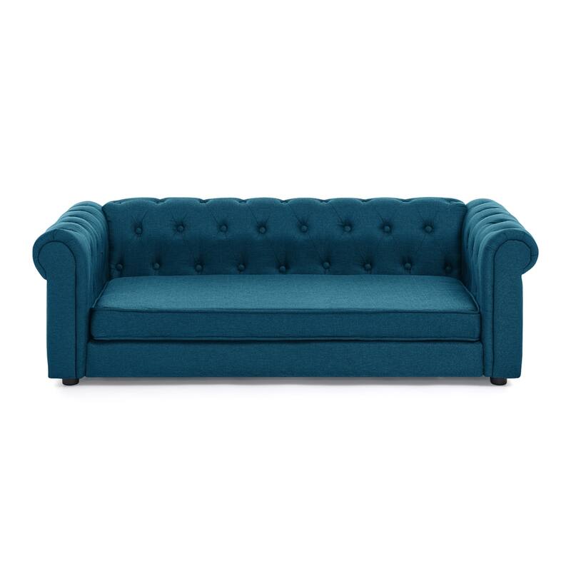Elegant Rectangular Pet Sofa Bed for Dogs Up to 130lbs