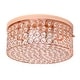 preview thumbnail 13 of 40, Silver Orchid Bergman 12-inch Elipse Round Flushmount