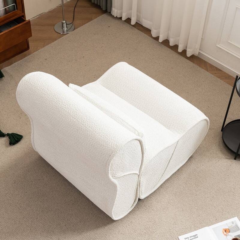 Modern Design Comfortable Single Sofa Chair with Waist Pack Padding