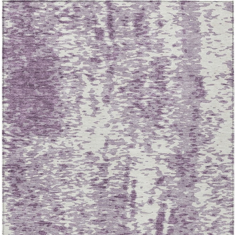 HomeRoots Abstract Transitional Rectangle Outdoor Rug
