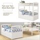 preview thumbnail 4 of 7, Twin Size Bunk Bed with Twin Trundle Bed and 3 Storage Drawers