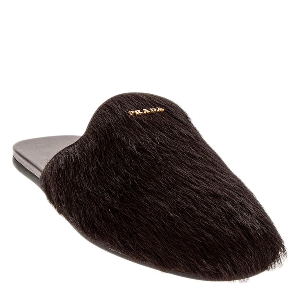Prada Haircalf Slippers