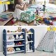 preview thumbnail 2 of 20, Costway Kids Toy Storage Organizer w/Bins & Multi-Layer Shelf for