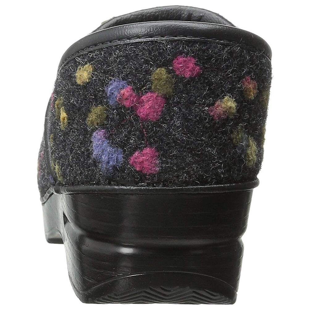 dansko fabric clogs