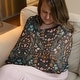 preview thumbnail 2 of 4, Sweet Jojo Designs Boho Wildflower Vintage Floral Girl 5 in 1 Baby Car Seat Nursing Cover Black Orange Bohemian Farmhouse Flower