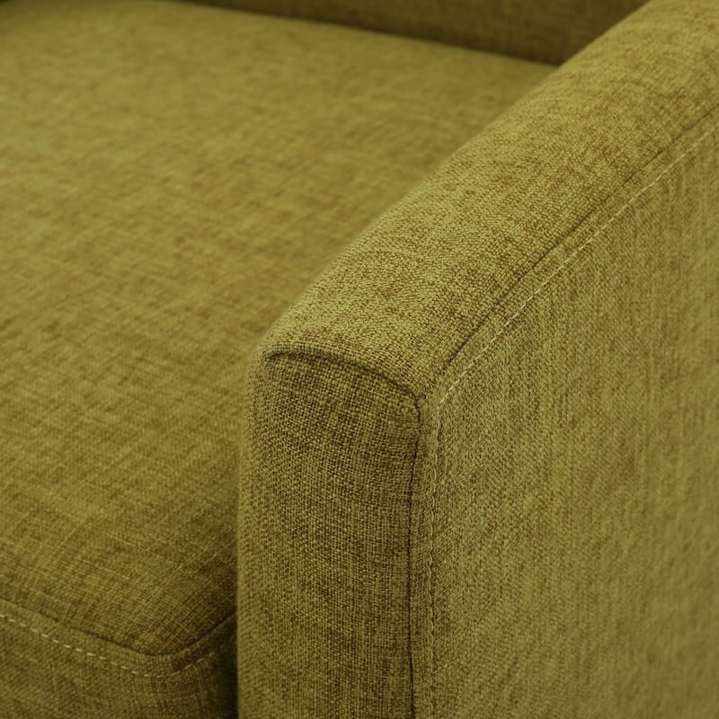 Aurla Mid-century Upholstered Accent Chair by Christopher Knight Home - 27.50" L x 28.50" W x 36.50" H