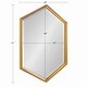 preview thumbnail 29 of 35, Kate and Laurel Calter Hexagon Framed Wall Mirror