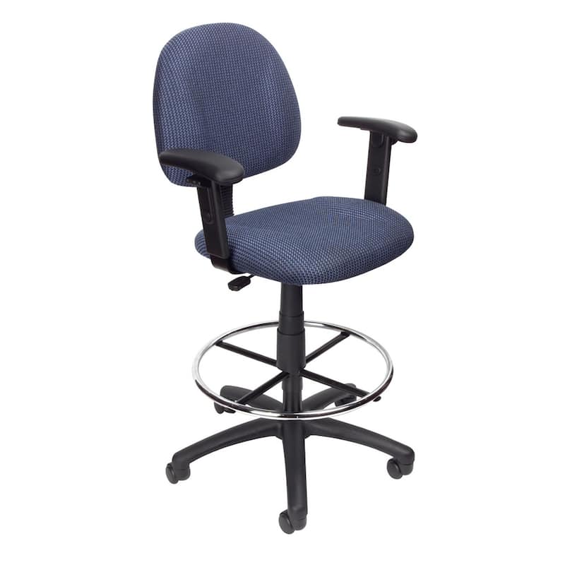 Boss Contoured Comfort Drafting Chair with Arms