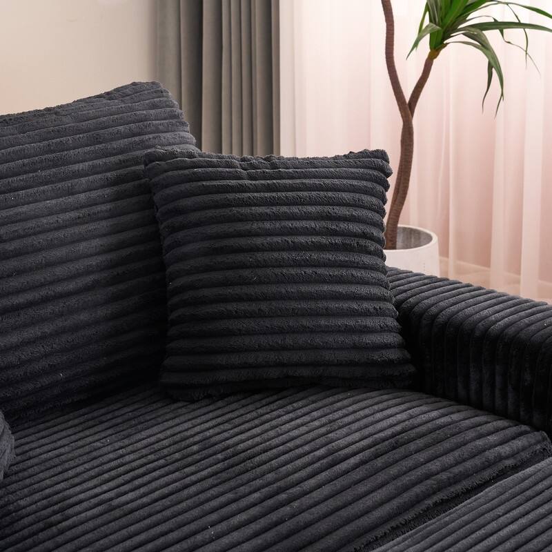 56.30" Single Sofa Chair, Independent Ottoman