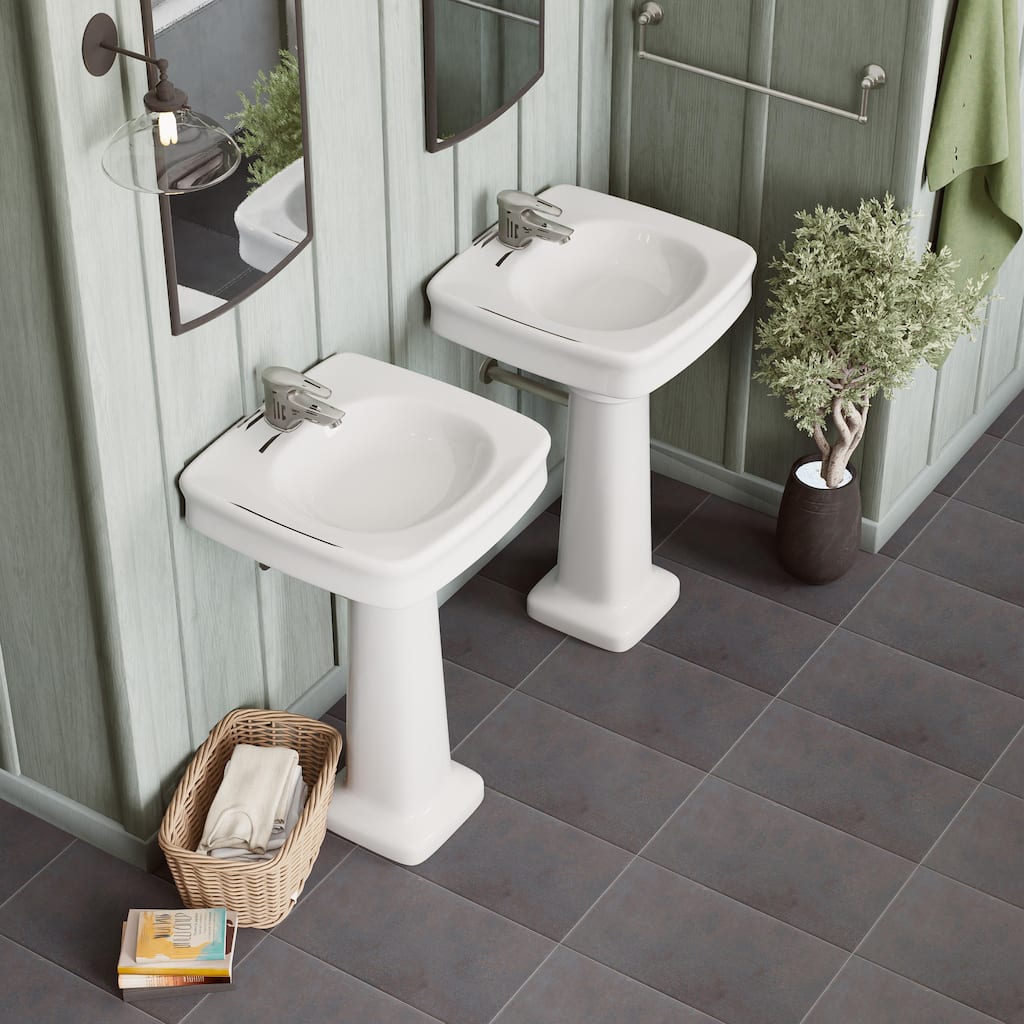 Merola Tile Piscina Glossy Black 9-5/8" x 19-1/2" Porcelain Floor and Wall Tile