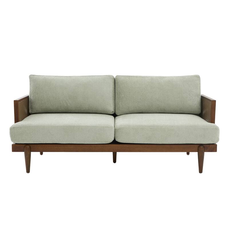 Christopher Knight Home - Lisa Fabric Arm 3-Seater Sofa