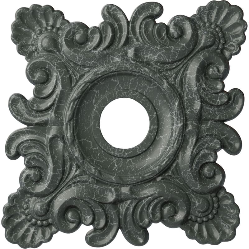 18"W x 18"H x 3 1/4"ID x 1 1/2"P Crawley Ceiling Medallion
