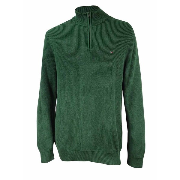 tommy hilfiger quarter zip sweatshirt