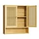 preview thumbnail 20 of 19, Bathroom Wall Cabinet Storage Organizer with Adjustable Shelf Double Door